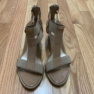 Fendi‎ Carioca Espadrille Wedge Sandal